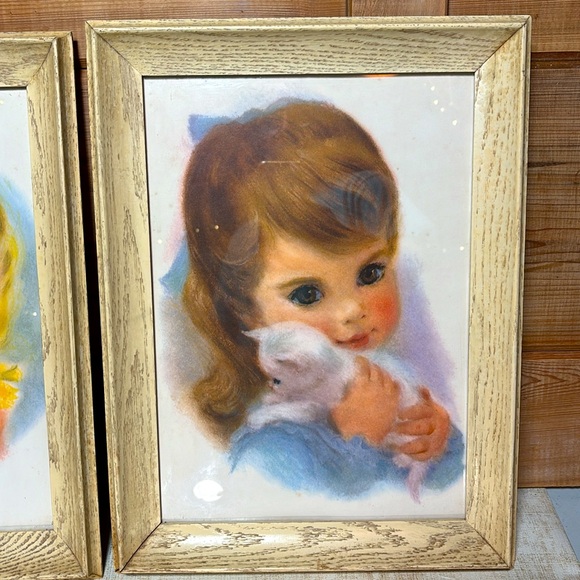 Rare - Vintage 1950's Northern Paper Tissue Promo Framed Prints (Set of 2) - Picture 3 of 9